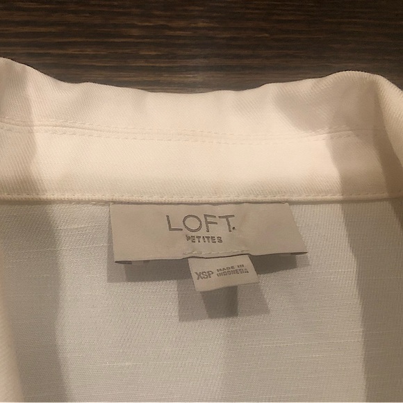 Loft: Petite Blazer. White. XSP. - Picture 4 of 4